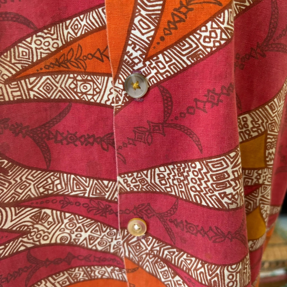 Barefoot In Paradise Vintage 70s Aloha Hawaiian Shirt Medium - Picture 11 of 12